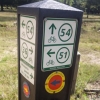 写真5　オランダの自転車道の標識