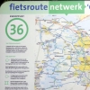 写真6　オランダの自転車道網の地図