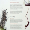 写真15　 カワラウ渓谷吊橋とバンジージャンプの歴史に関する解説標識