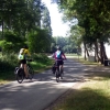 写真6　超長距離の欧州自転車道の一区間を成す緑道（フランス、ロワール渓谷）