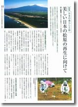 小原流挿花記事「美しい日本の松原再生に向けて」