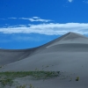 写真1　北米 Great Sand Dunes の Star Dune（星型砂丘）